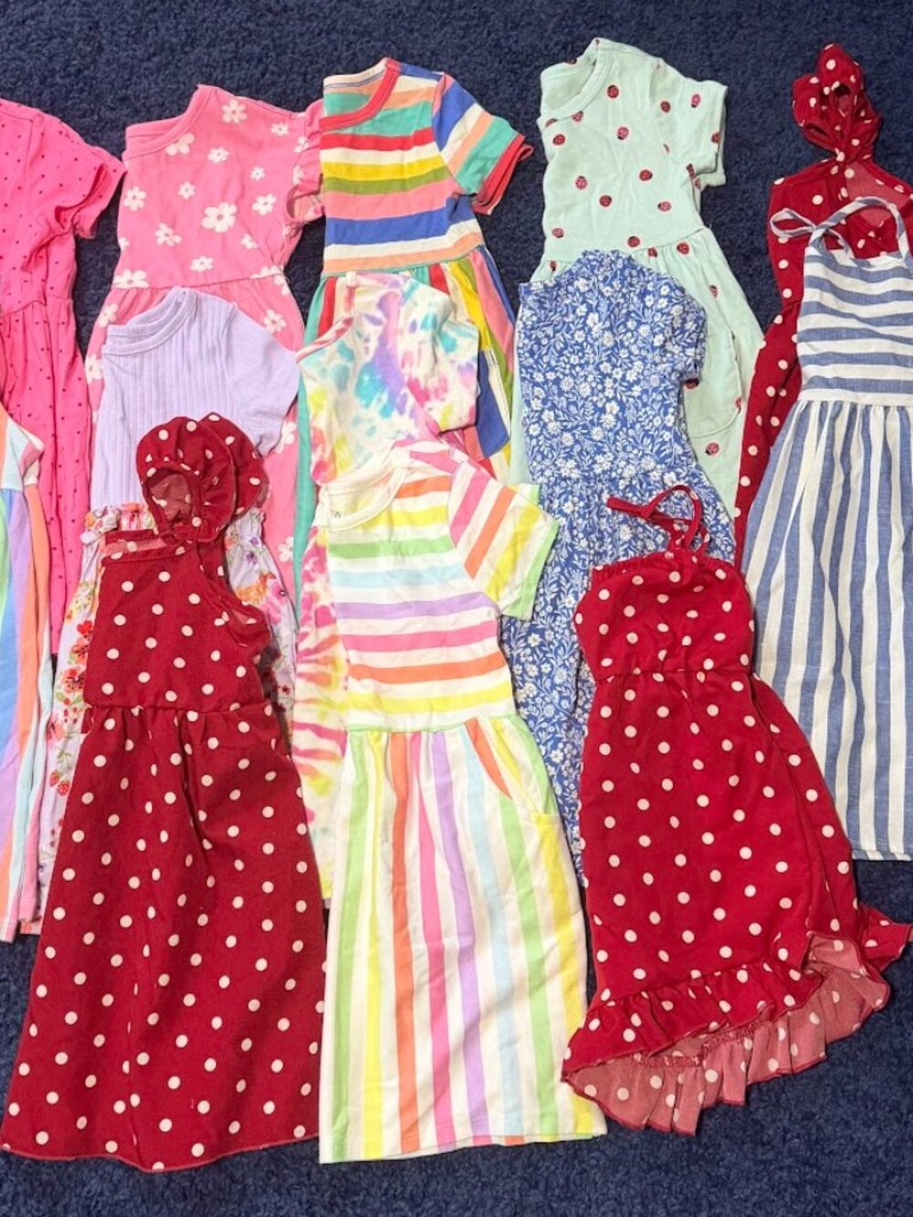 Girls 3T Dress Lot – 12 Dresses – Mixed Brands